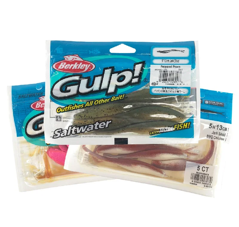 Fishing rod stabilizing clamp-Berkley Gulp Flathead Soft Plastics Pack