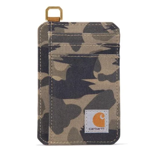 Fishing tackle compact stand-Men's Nylon Duck Front Pocket Wallet