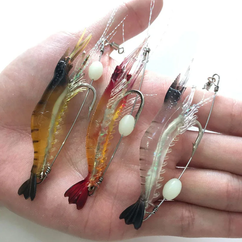 Fishing tackle compact rack-Shrimp Soft Lure