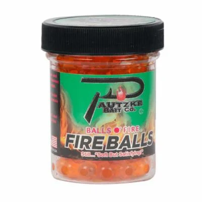 Fishing reel line organizer-Pautzke Fire Balls – Orange Shrimp 1.65 Oz