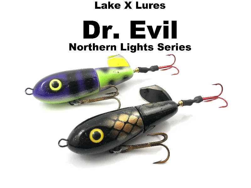 Fishing hook threading pliers-Lake X Lures Dr. Evil Northern Lights Series