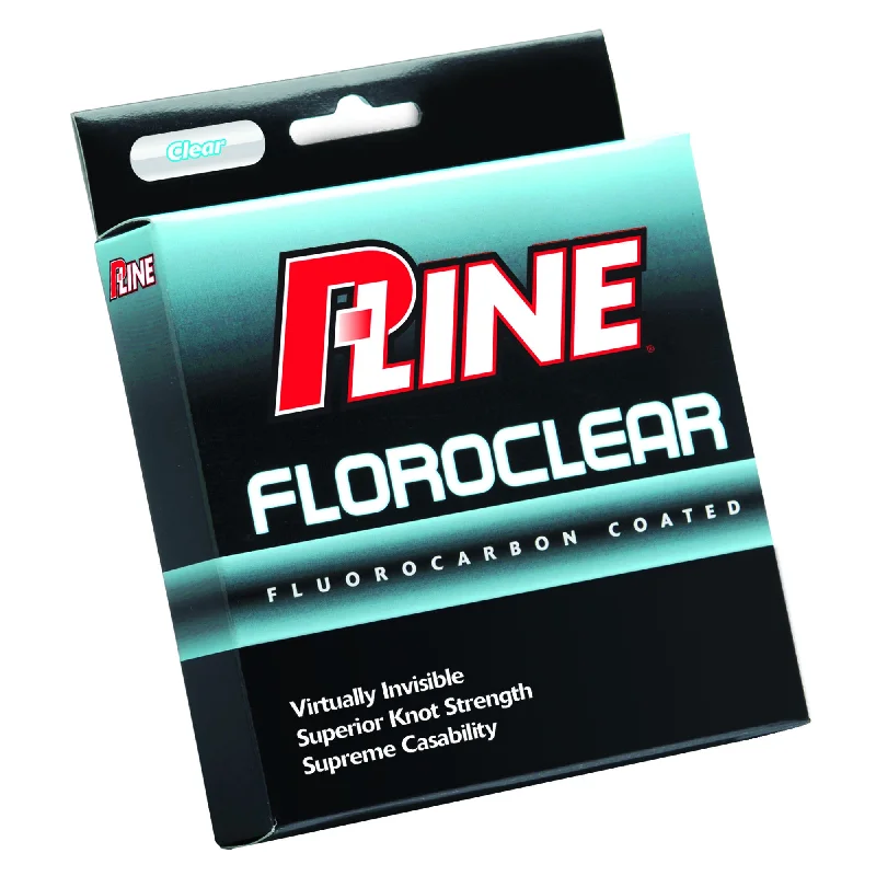 Fishing bait drying clamp-P-Line FloroClear Fluorocarbon Coated Fishing Line