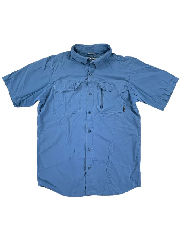 Fishing hook bending rack-Mens Utilizer II Solid Short Sleeve Shirt