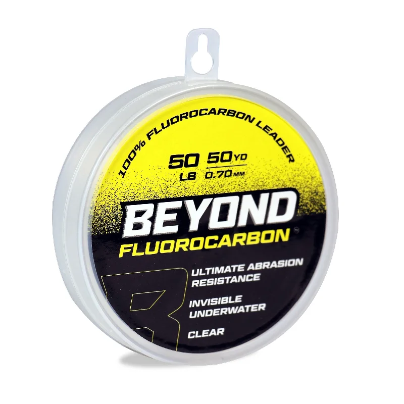 Fishing line twisting rack-Beyond Fluorocarbon Leader Material 50YD  Clear