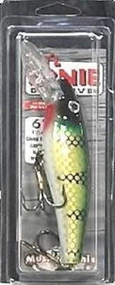 Fishing reel drag cleaner-Musky Mania 6" Lil' Ernie Perch LE-02 Lure