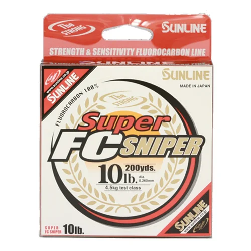 Fishing tackle sorting tray-Sunline Super FC Sniper Fluorocarbon Line