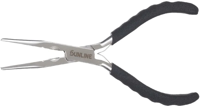 Fishing bait mixing clamp-6" Sunline Pliers - Black