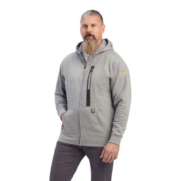 Fishing bait sealing stand-Ariat - Rebar Workman Full Zip Hoodie